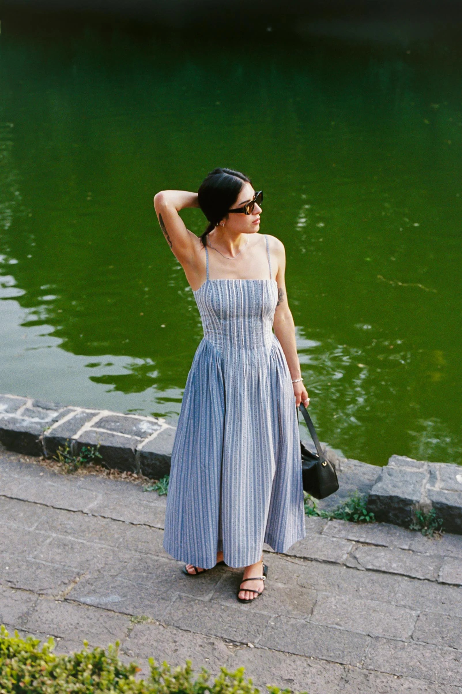 The Nile Dress | Meadow Stripe - Image 8