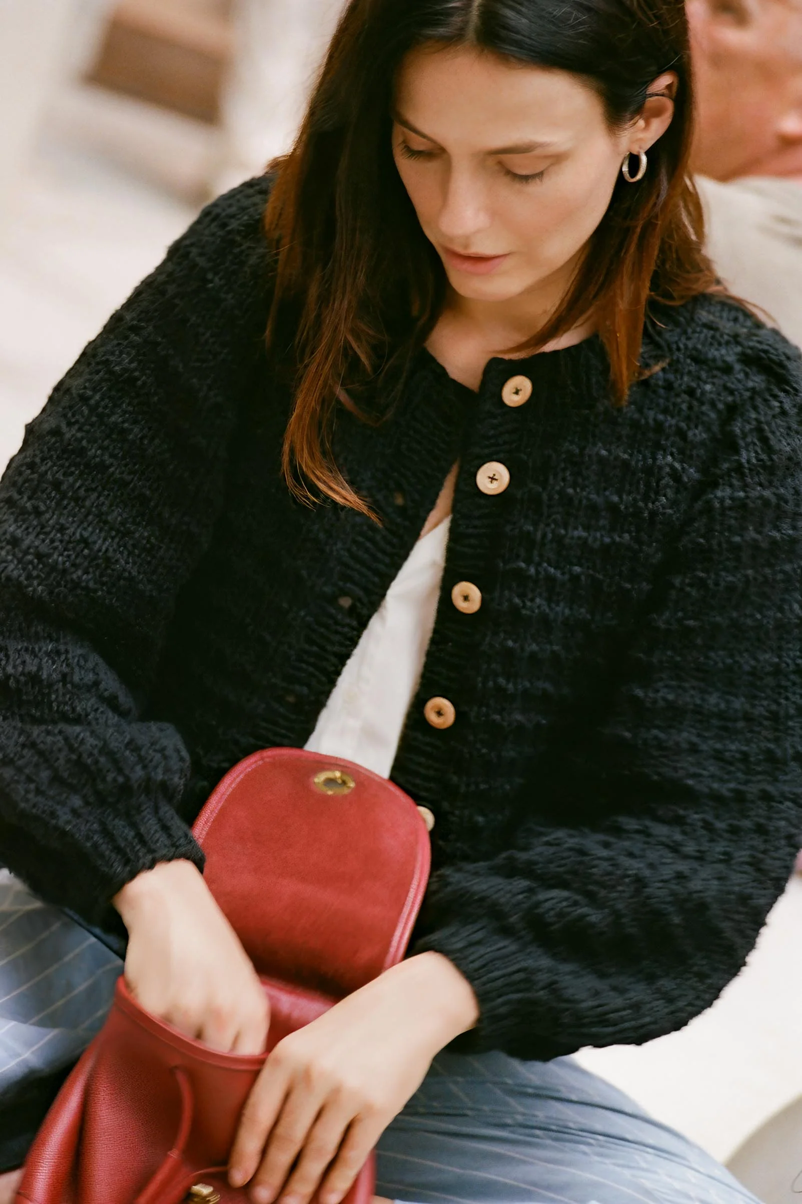 The Nola Cardigan | Noir - Image 3