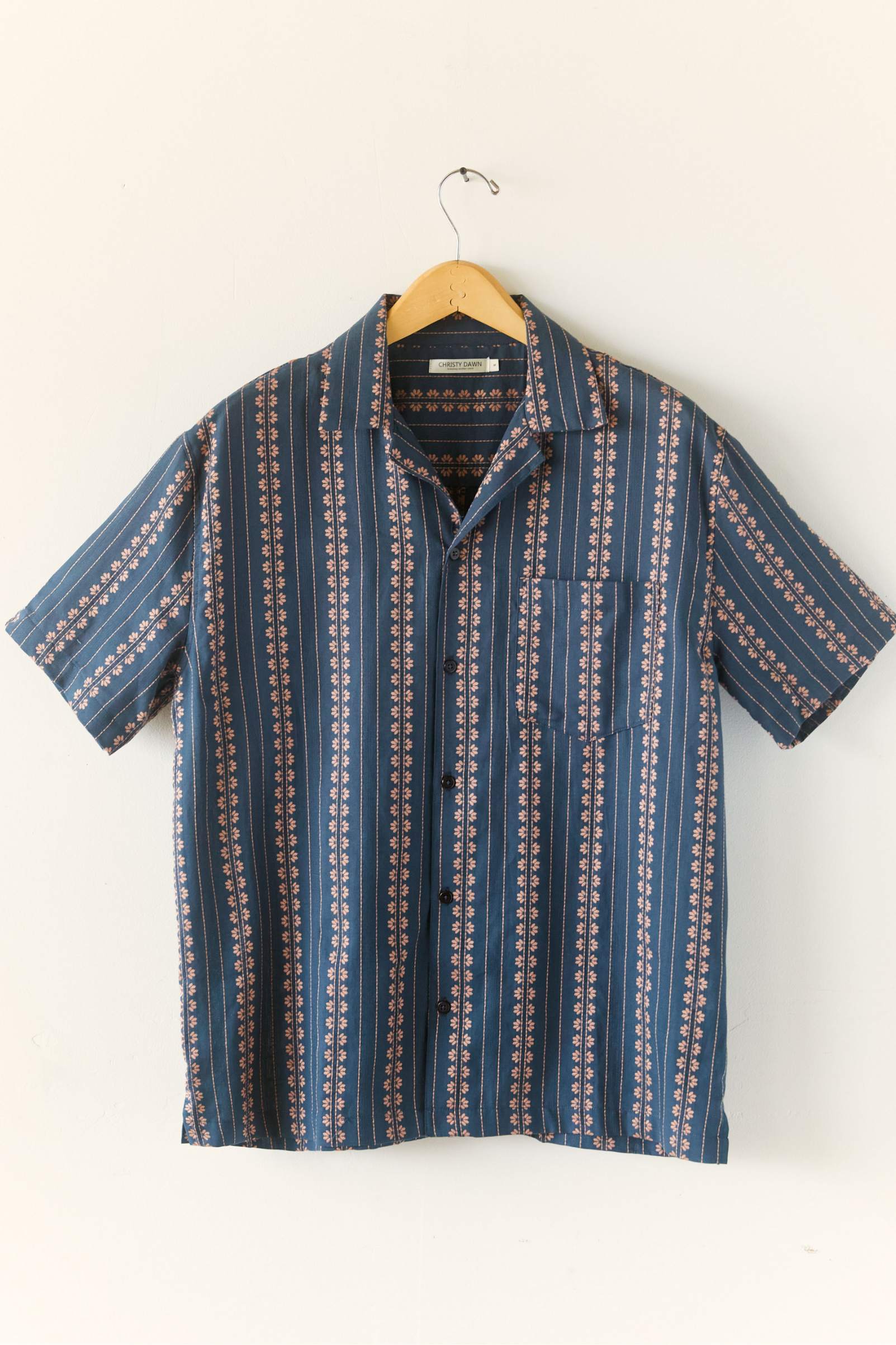 The Pedro Short Sleeve Shirt | Indigo Zinnia Stripe - Image 5