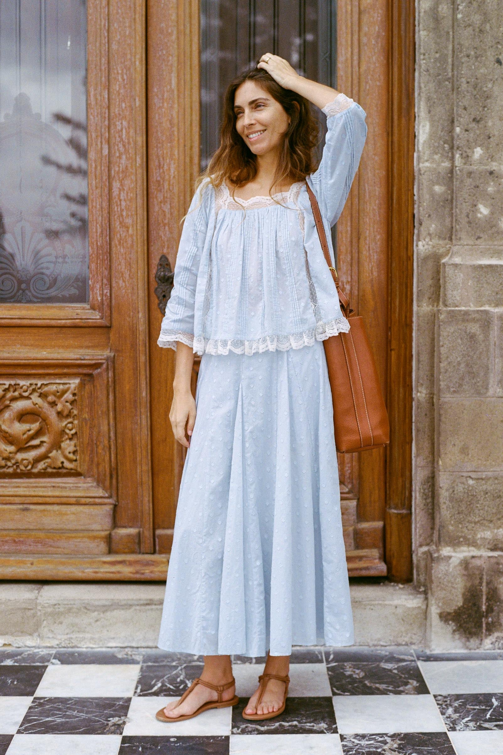 The Pippa Skirt | Mist - Image 2