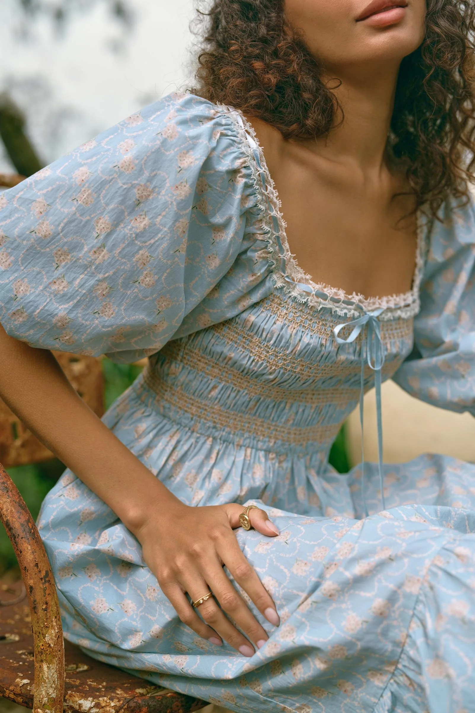 The Ricarda Dress | Celeste Bouquet - Image 4