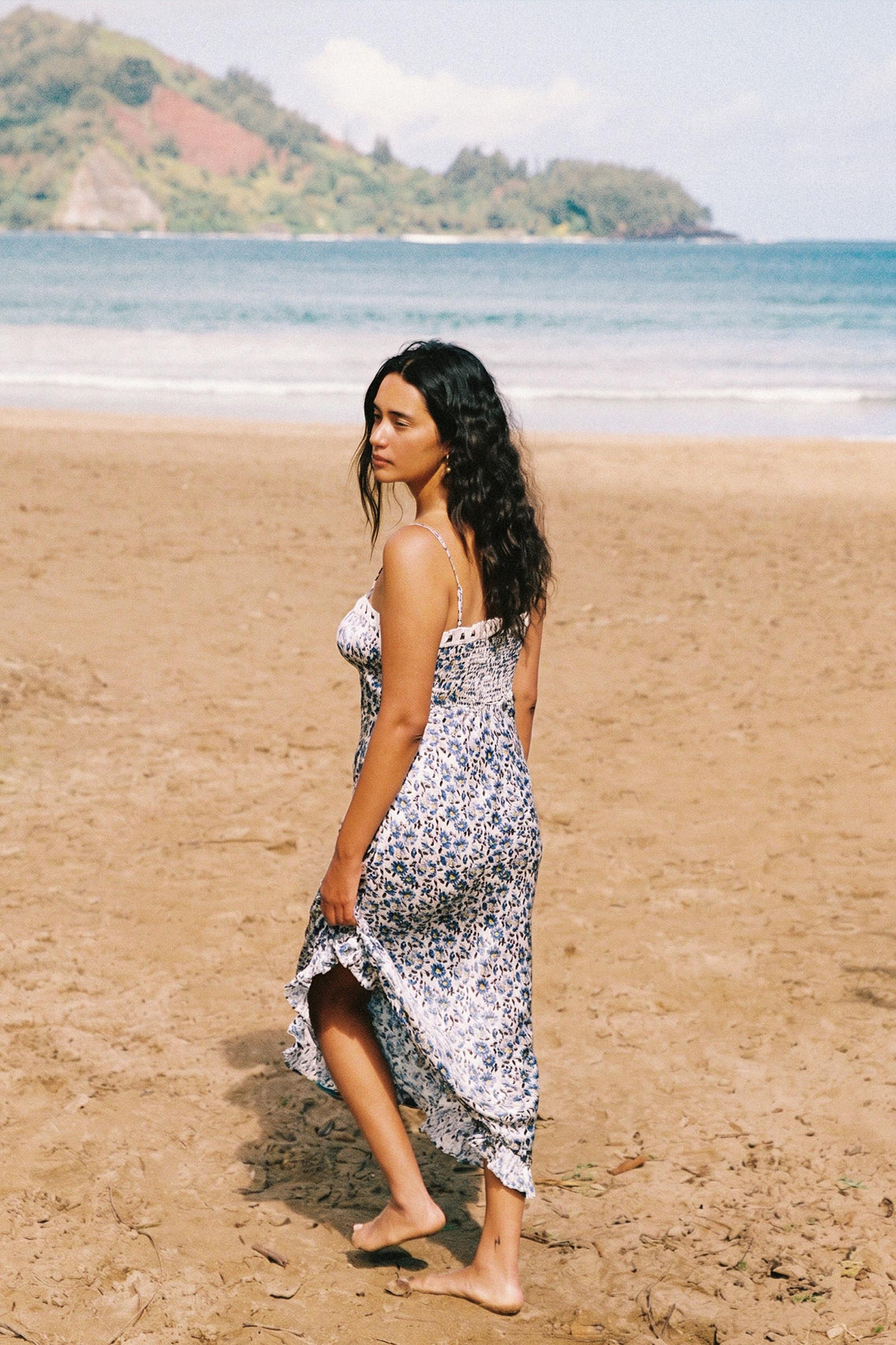The Sam Dress | Sunflower Azure - Image 8