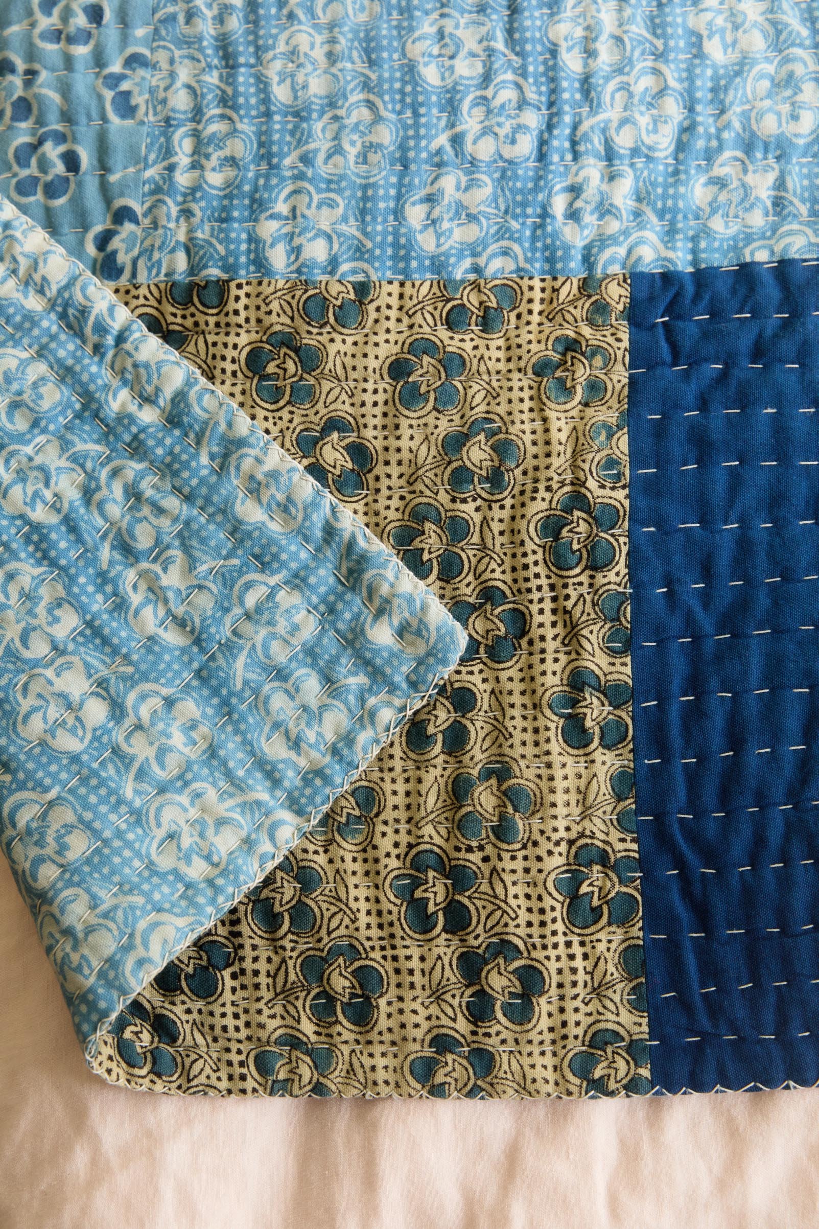 The Vaishali Quilt | Indigo Blues - Image 3