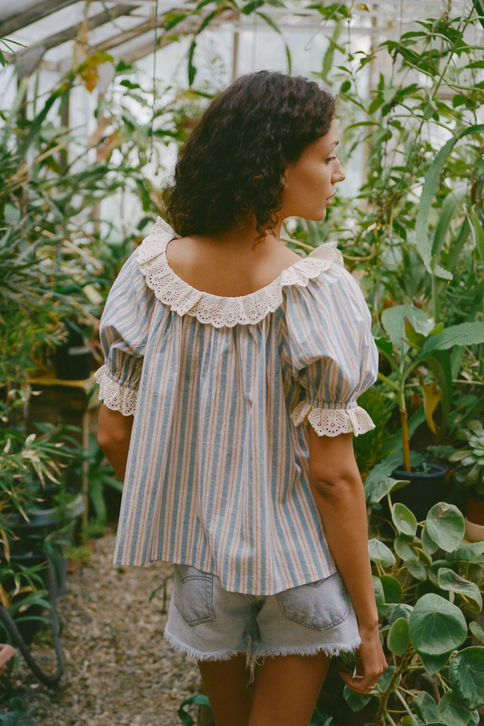 The Valentina Blouse | Antique Stripe - Image 3