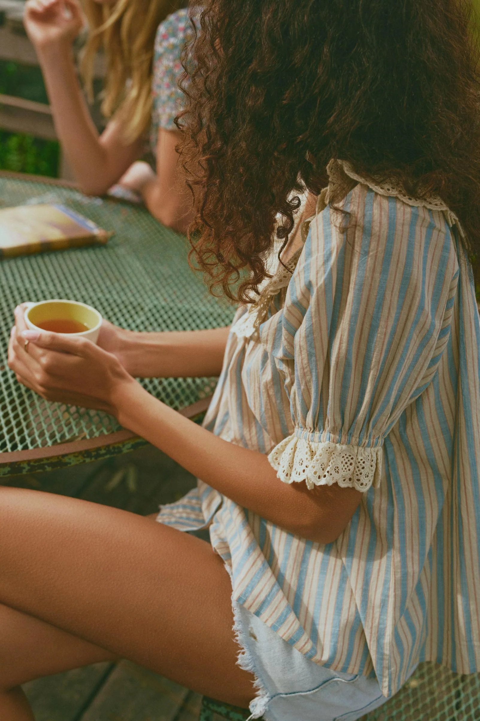 The Valentina Blouse | Antique Stripe - Image 8