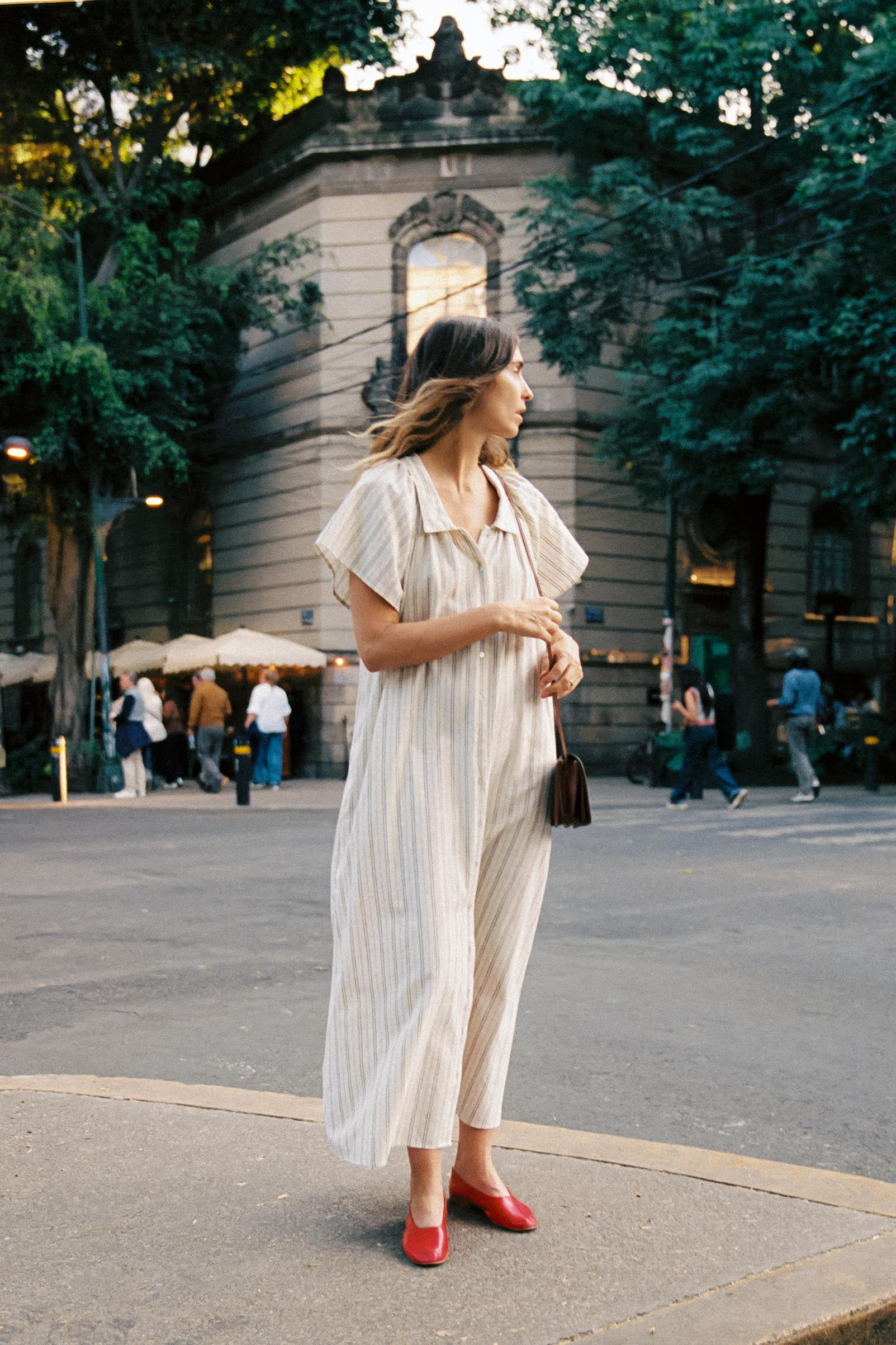 The Walter Dress | Dusk Stripe - Image 5
