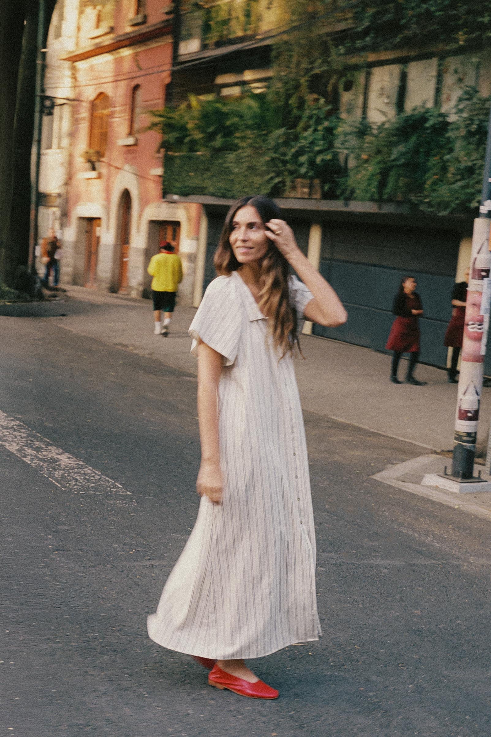 The Walter Dress | Dusk Stripe - Image 6