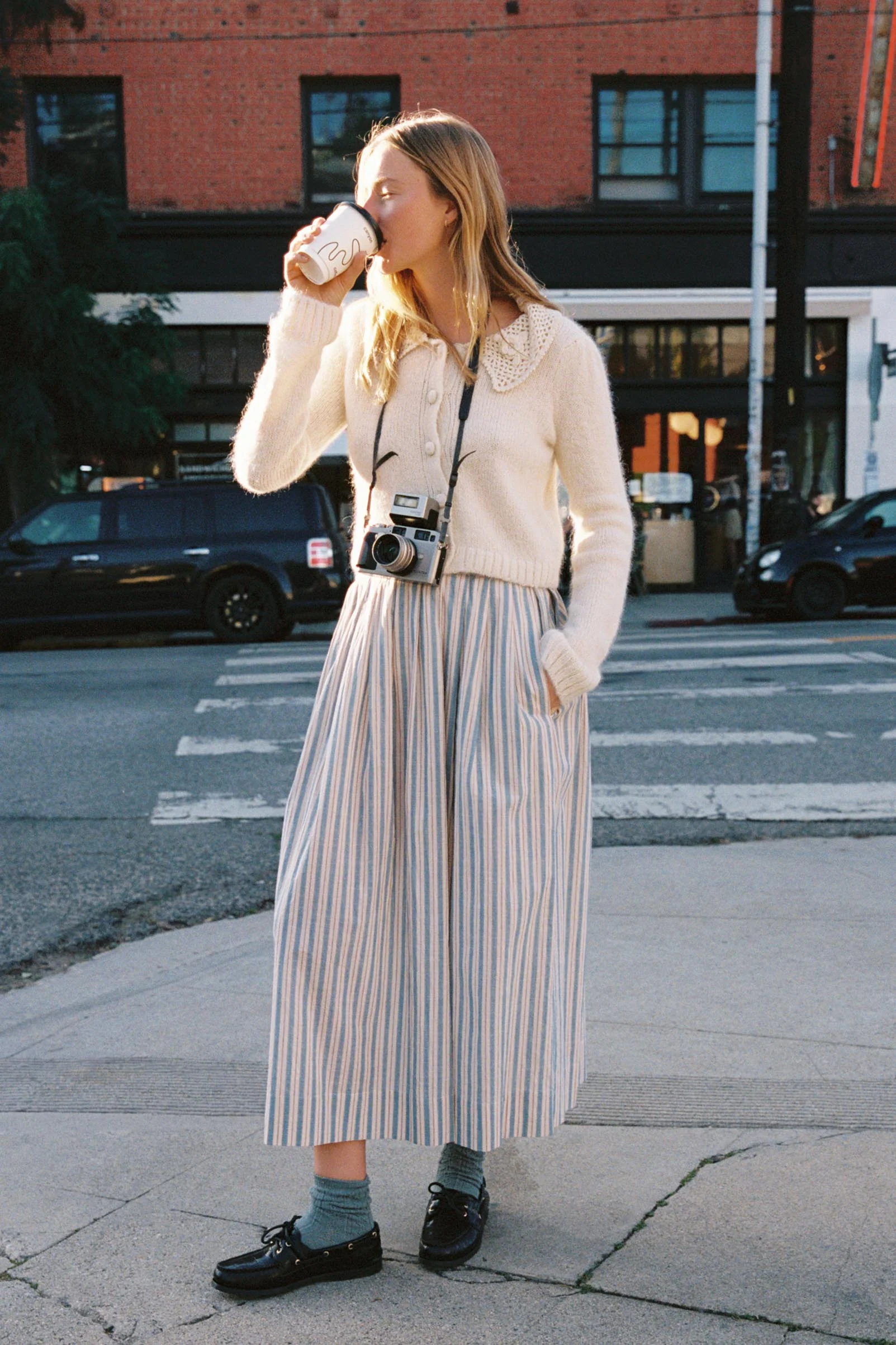 The Xander Skirt | Antique Stripe - Image 4